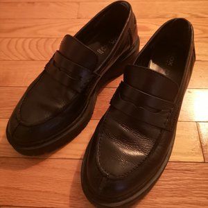 Geox black loafers
